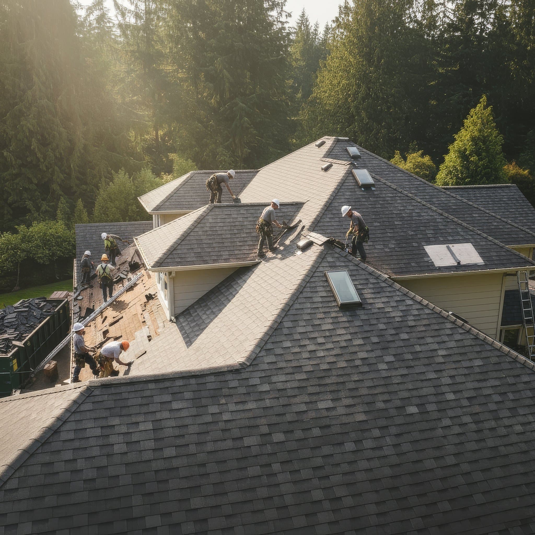 Quality roofing work